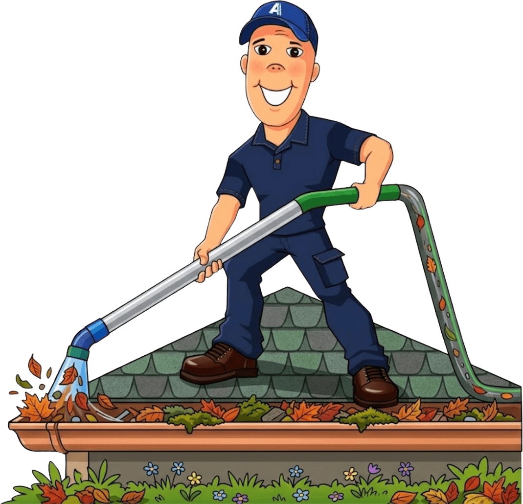 Andrew's Vacuum Gutter Cleaning mascot